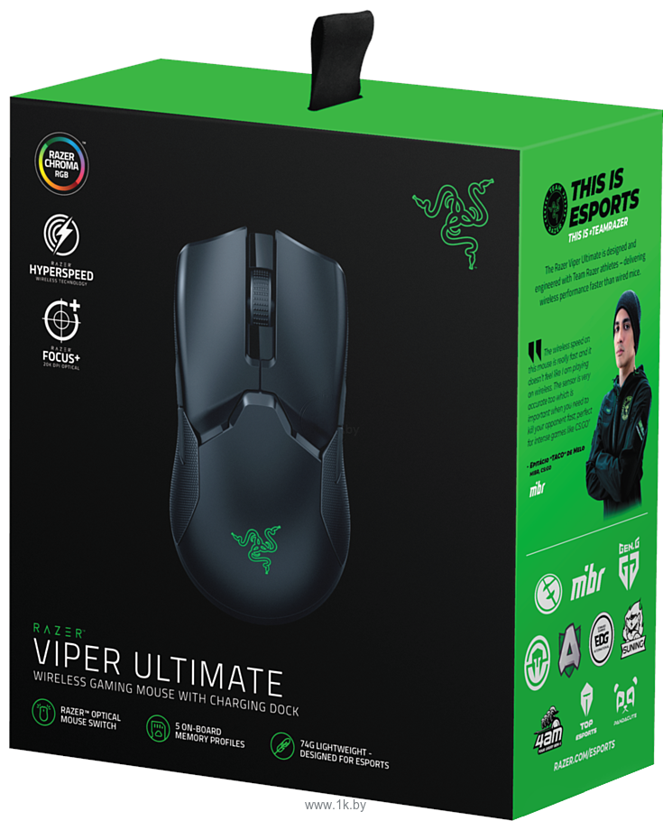 Фотографии Razer Viper Ultimate без док-станции