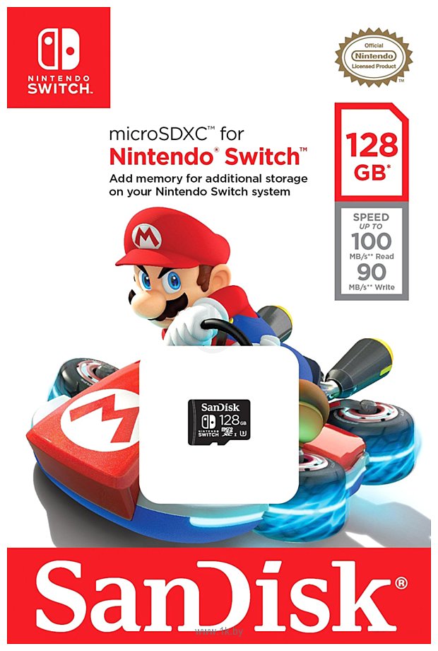 Фотографии SanDisk Nintendo Switch SDSQXAO-128G-GN6ZA microSDXC 128GB
