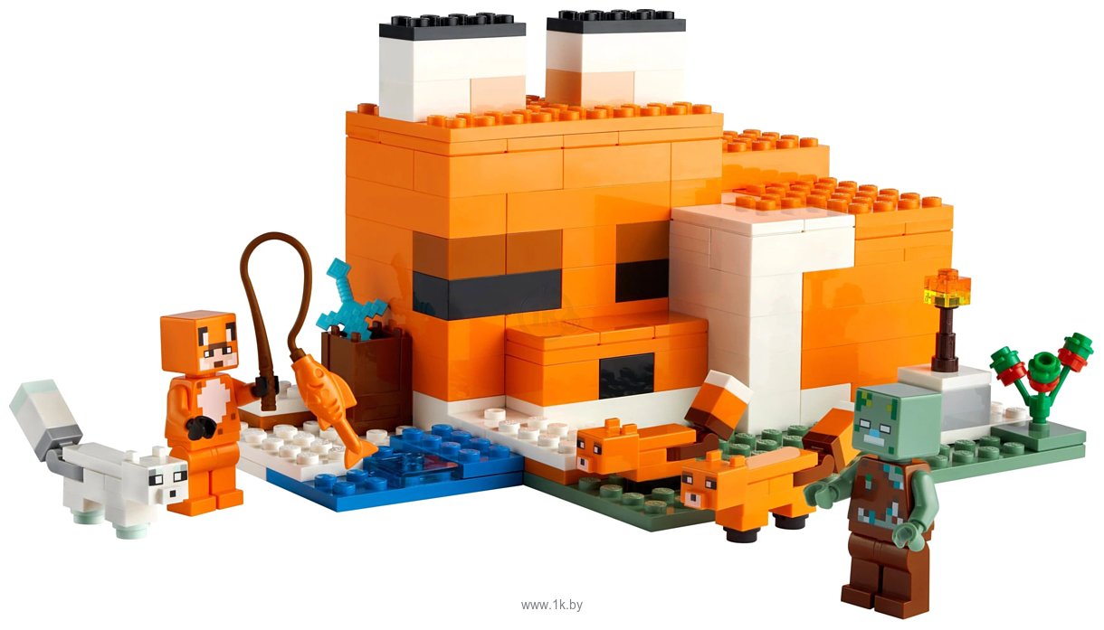 Фотографии LEGO Minecraft 21178 Лисья хижина