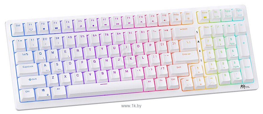 Фотографии Royal Kludge RK98 RGB white, RK Red