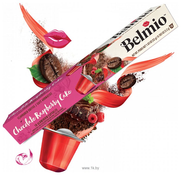 Фотографии Belmio Chocolate Raspberry Cake 10 шт