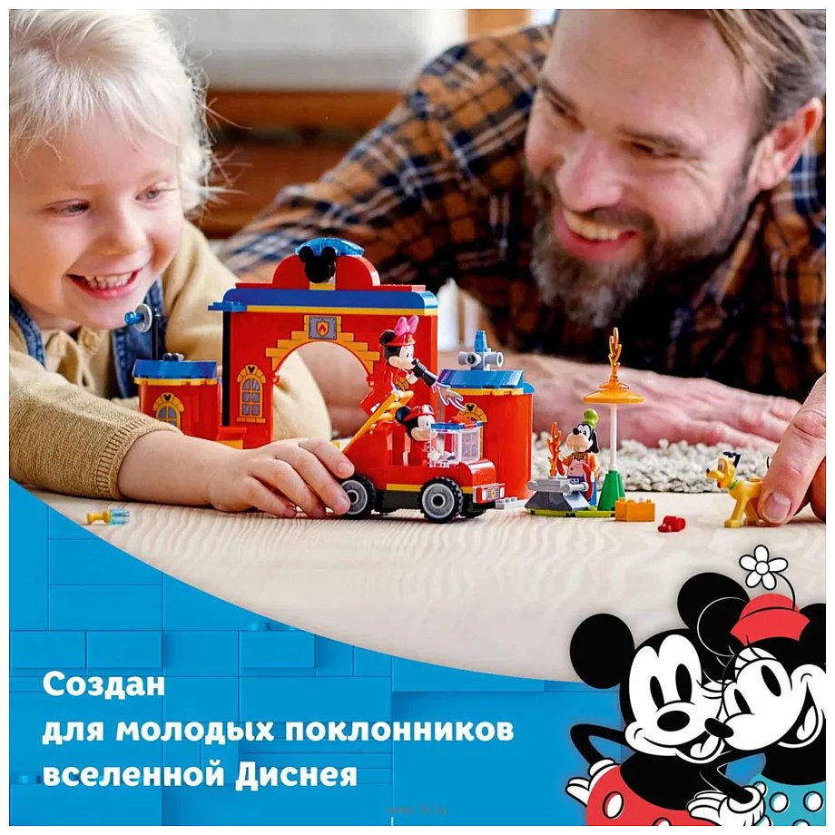 Фотографии LEGO Disney 10776 Пожарная часть и машина Микки и его друзей