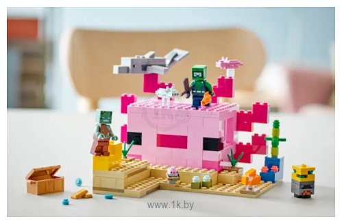 Фотографии LEGO Minecraft 21247 Дом Аксолотля