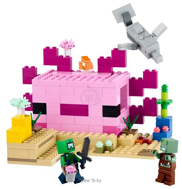 Фотографии LEGO Minecraft 21247 Дом Аксолотля