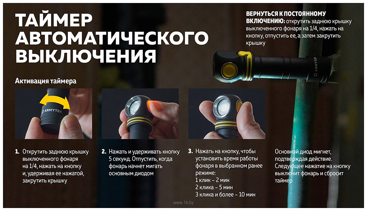 Фотографии Armytek Elf C2 USB-C (белый)