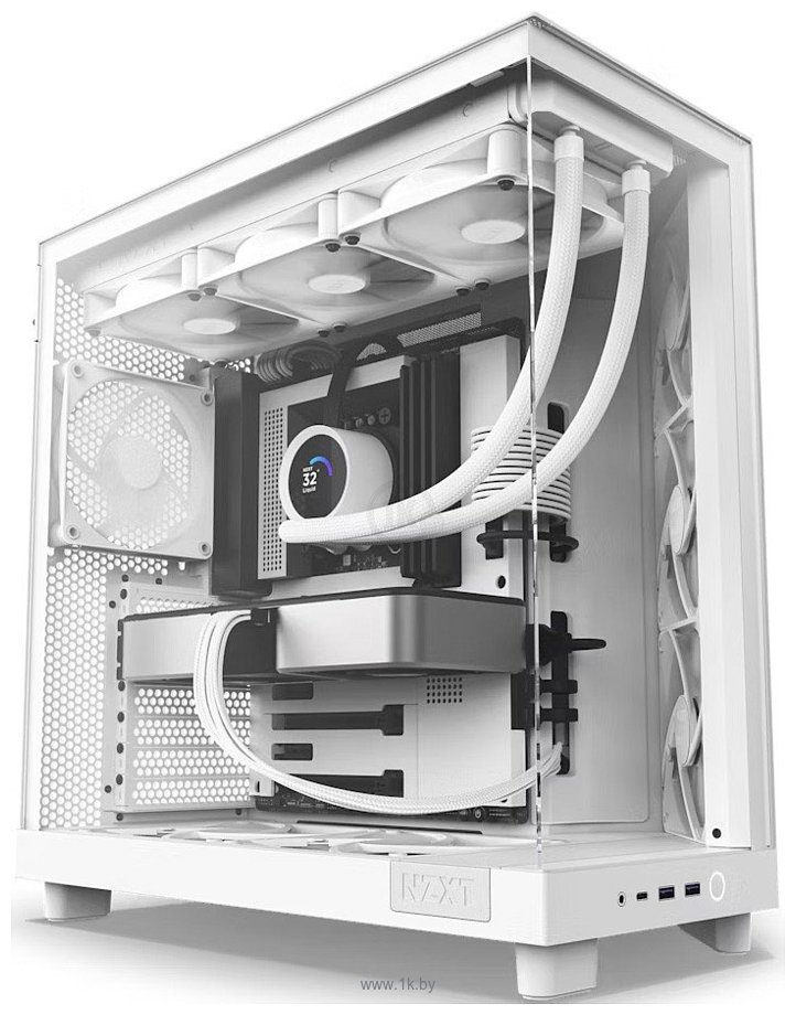 Фотографии NZXT H6 Flow CC-H61FW-01