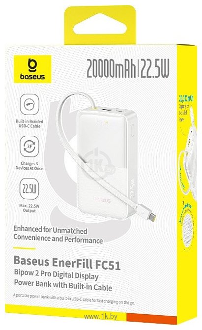 Фотографии Baseus EnerFill FC51 Bipow2 Pro Power Bank 20000mAh