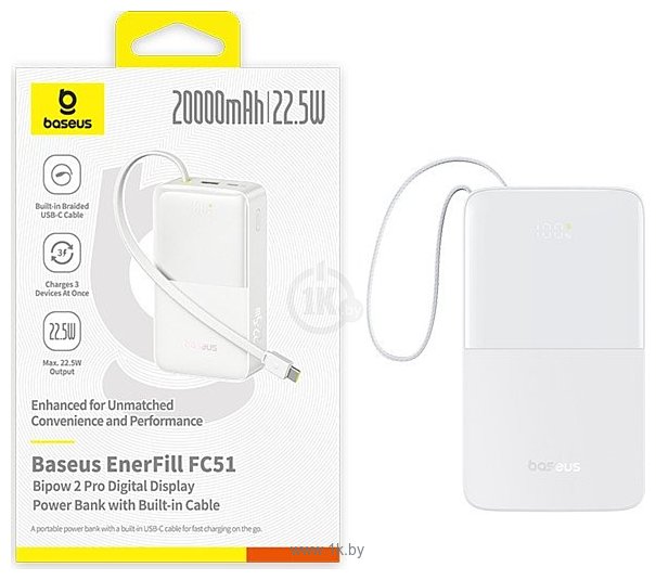 Фотографии Baseus EnerFill FC51 Bipow2 Pro Power Bank 20000mAh