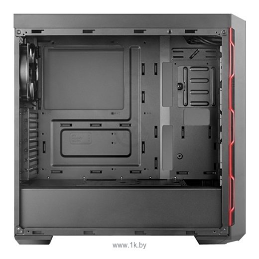 Фотографии Cooler Master MasterBox MB600L (B600L-KA5N-S00) w/o PSU Black/red