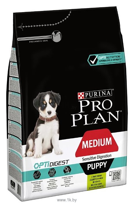 Фотографии Purina Pro Plan (3 кг) Medium Puppy сanine Sensitive Digestion Lamb with Rice dry