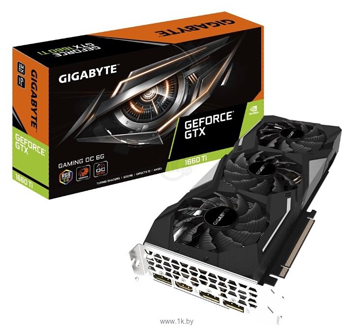 Фотографии GIGABYTE GeForce GTX 1660 Ti GAMING OC (GV-N166TGAMING OC-6GD)