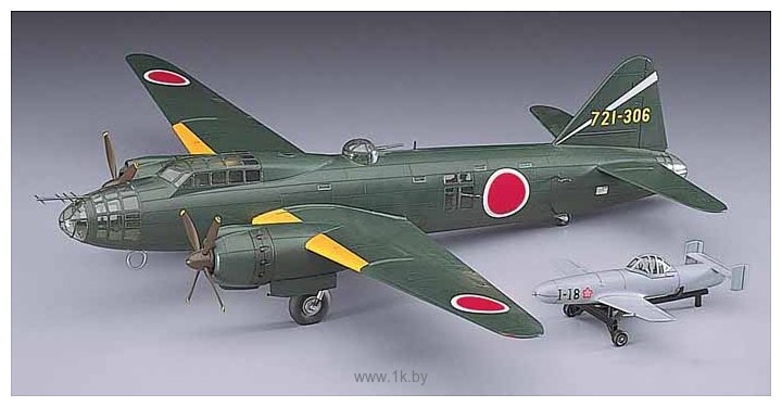Фотографии Hasegawa Бомбардировщик-торпедоносец Mitsubishi G4M2E Attack Bomber