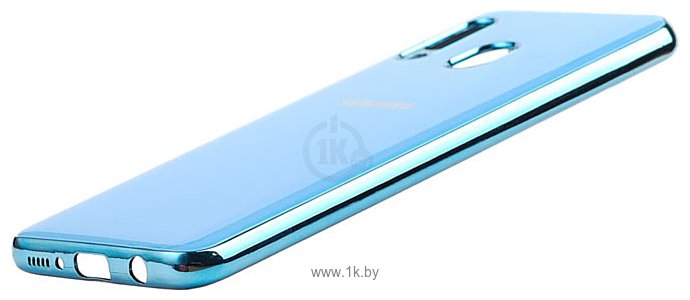 Фотографии EXPERTS Plating Tpu для Samsung Galaxy A70 (голубой)