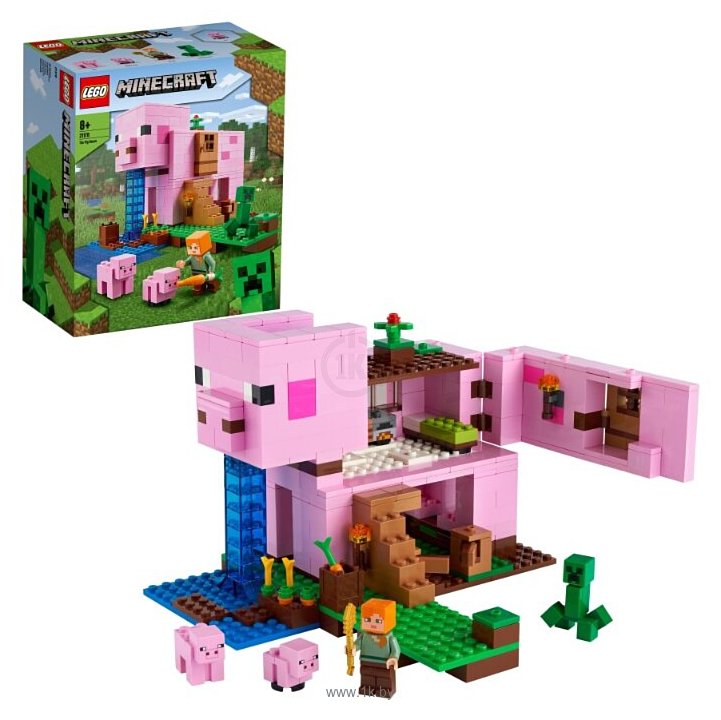 Фотографии LEGO Minecraft 21170 Дом-свинья