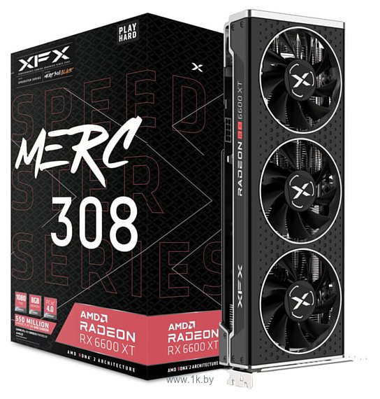 Фотографии XFX Speedster MERC 308 Radeon RX 6600 XT 8GB GDDR6