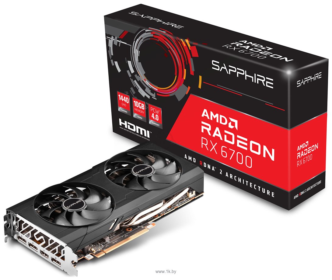 Фотографии Sapphire Radeon RX 6700 10GB (11321-03-20G)