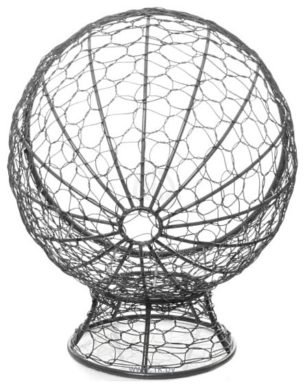 Фотографии M-Group Кокос на подставке 11590303 (серый ротанг/голубая подушка)