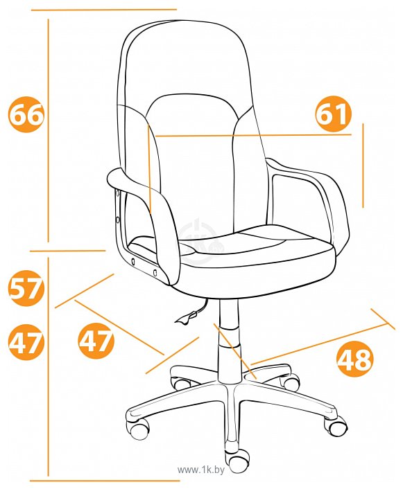 Фотографии TetChair Parma (ткань, синий TW-10)