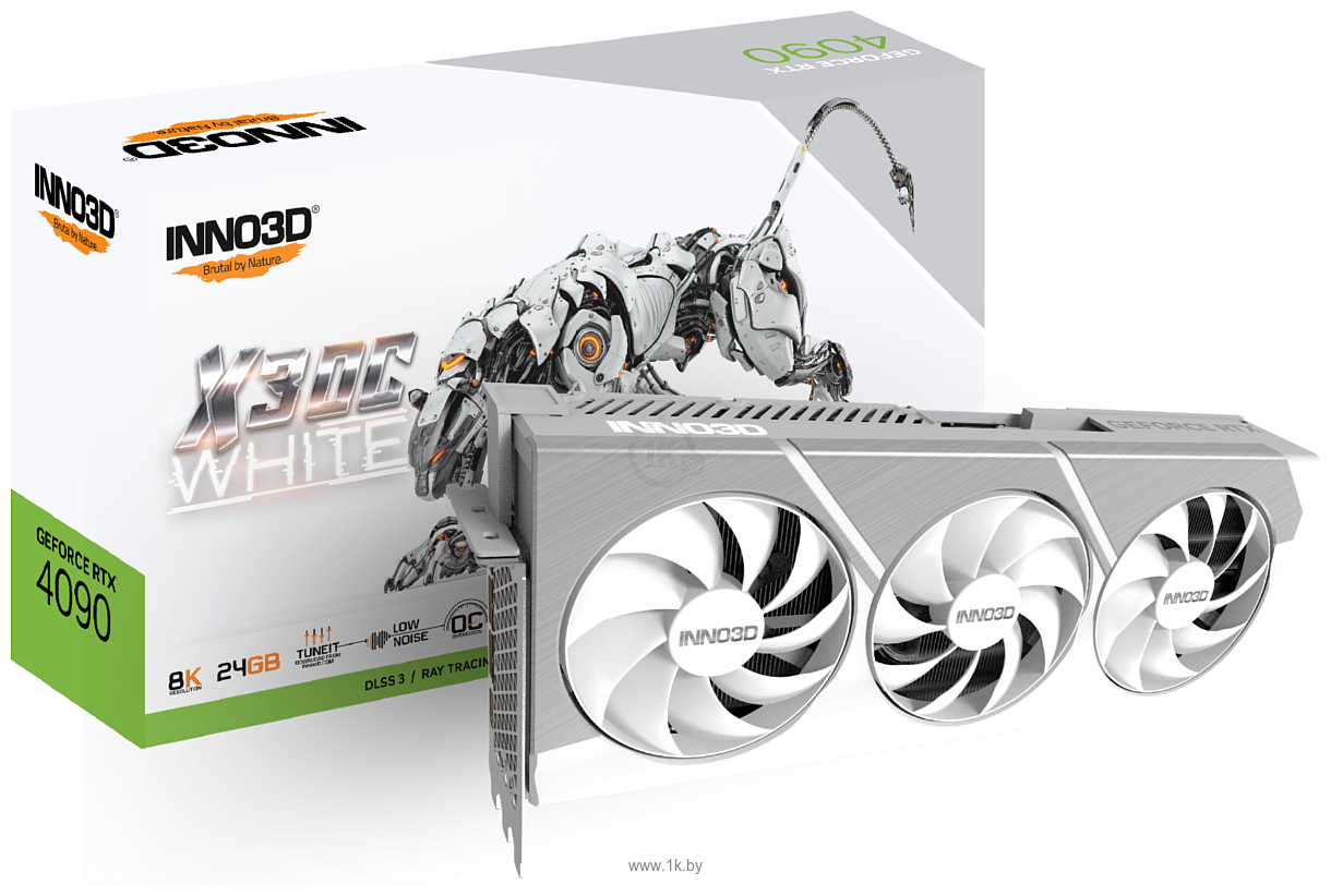 Фотографии Inno3D GeForce RTX 4090 X3 OC White (N40903-246XX-18333259)