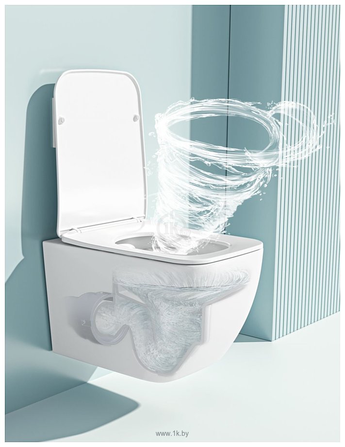 Фотографии Roxen Cube bidet в комплекте с инсталляцией StounFix Slim 6 в 1 966682 (кнопка: бежевый)