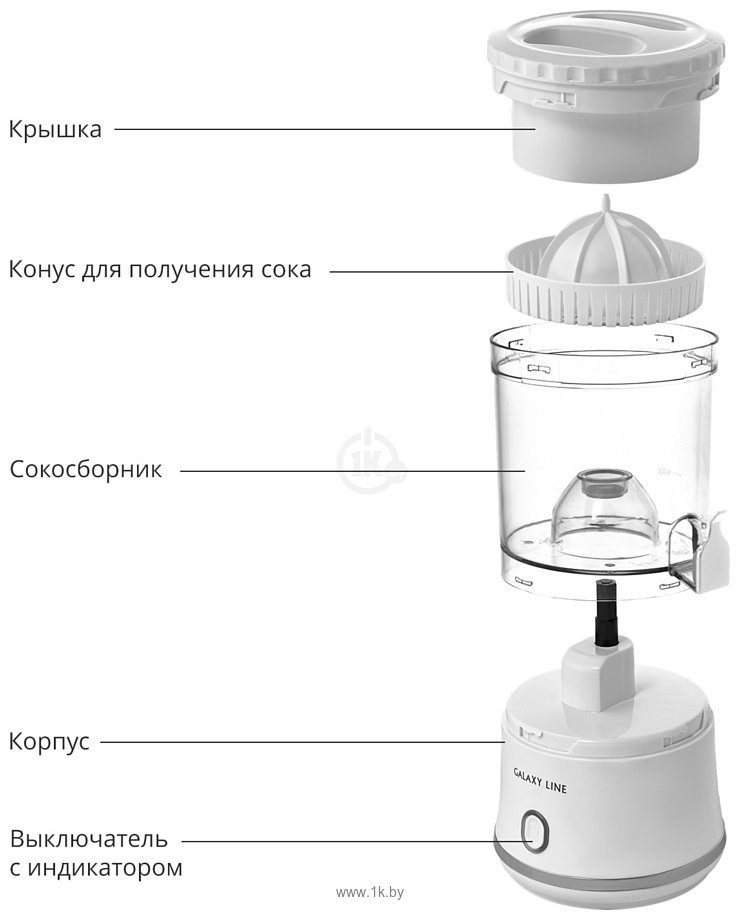 Фотографии Galaxy Line GL0855 (белый)