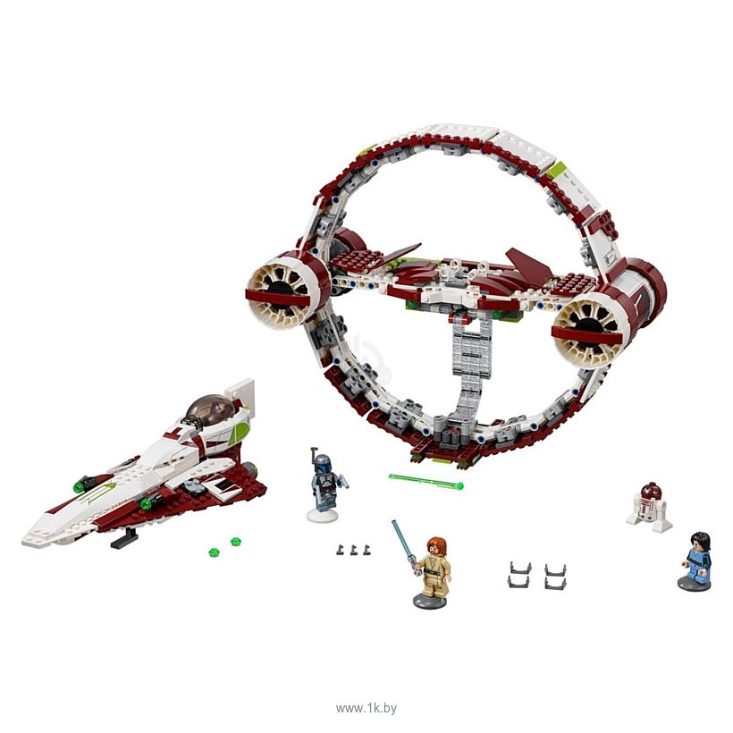 Фотографии Lepin Star Wars 05121 Звёздный истребитель джедаев с гипердвигателем