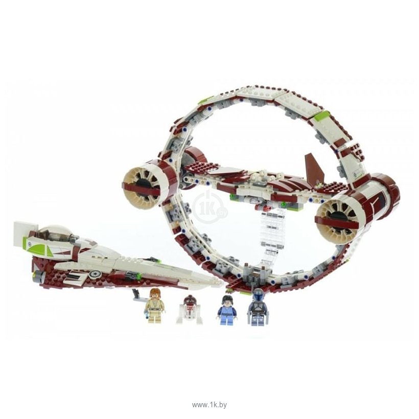 Фотографии Lepin Star Wars 05121 Звёздный истребитель джедаев с гипердвигателем