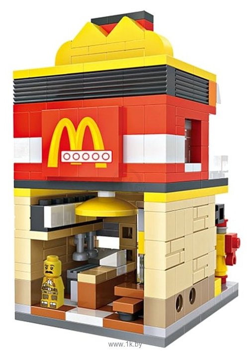 Фотографии LOZ Mini Street 1607 McDonald's