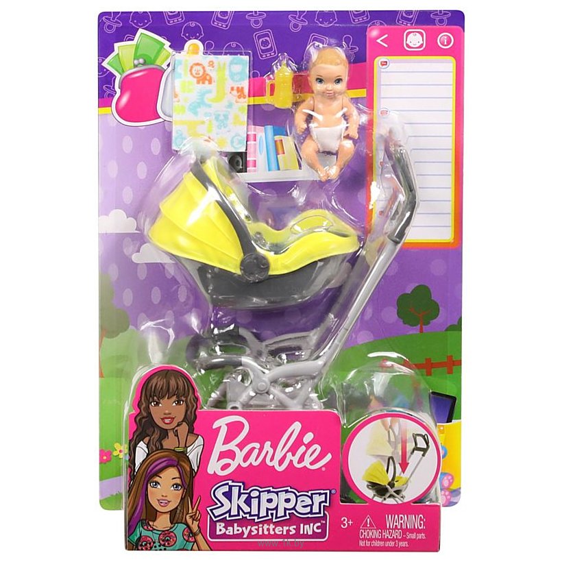 Фотографии Barbie Skipper Babysitters INC Doll & Playset GFC18