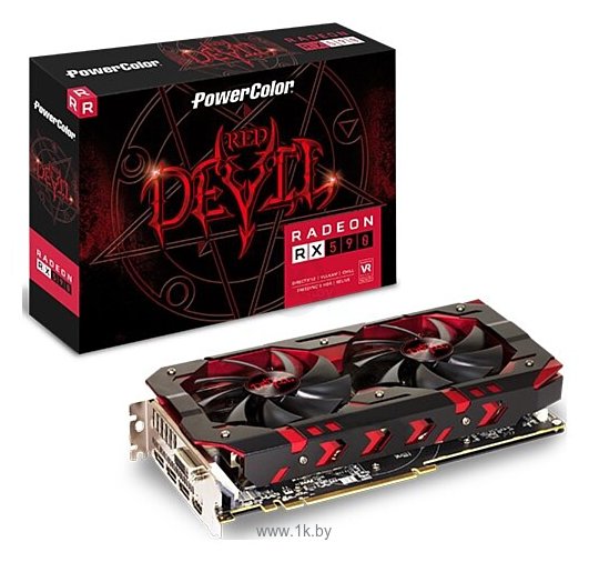 Фотографии PowerColor Red Devil Radeon RX 590 8GB (AXRX 590 8GBD5-3DHV2/OC)
