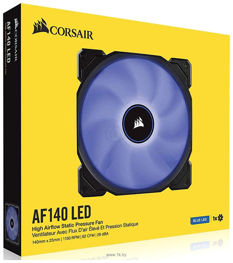 Фотографии Corsair AF140 LED Blue CO-9050087-WW