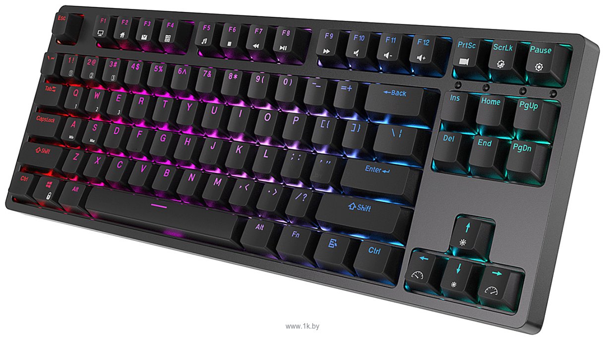 Фотографии Royal Kludge RK84 RGB black, RK Red