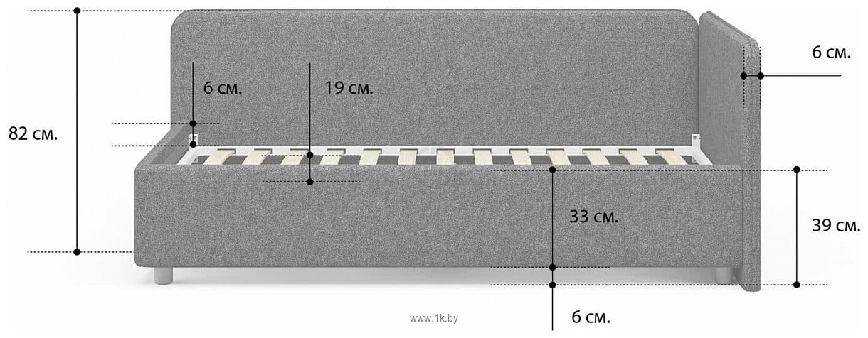 Фотографии Сонум Capri R 90x200 (микровелюр селадон)