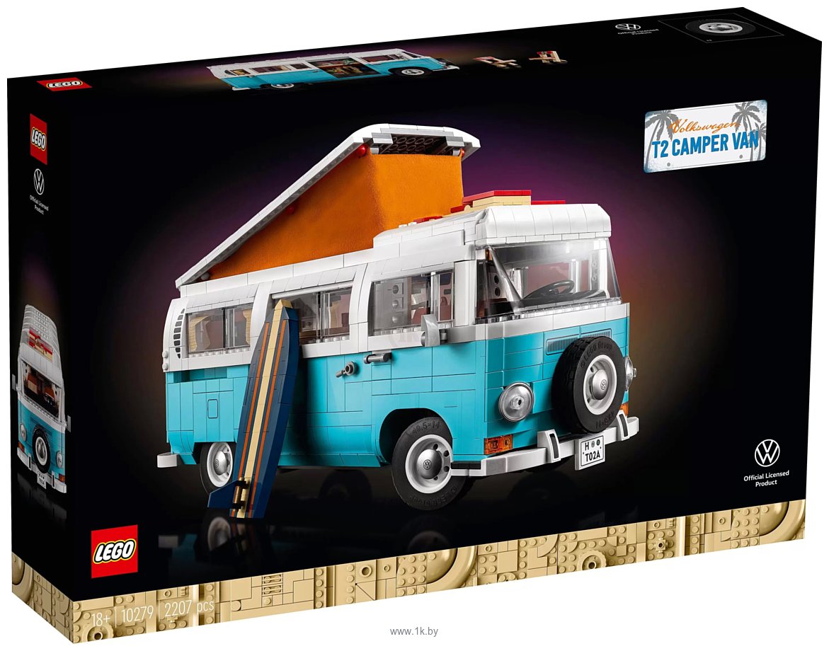 Фотографии LEGO Creator Expert 10279 Фургон Volkswagen T2 Camper