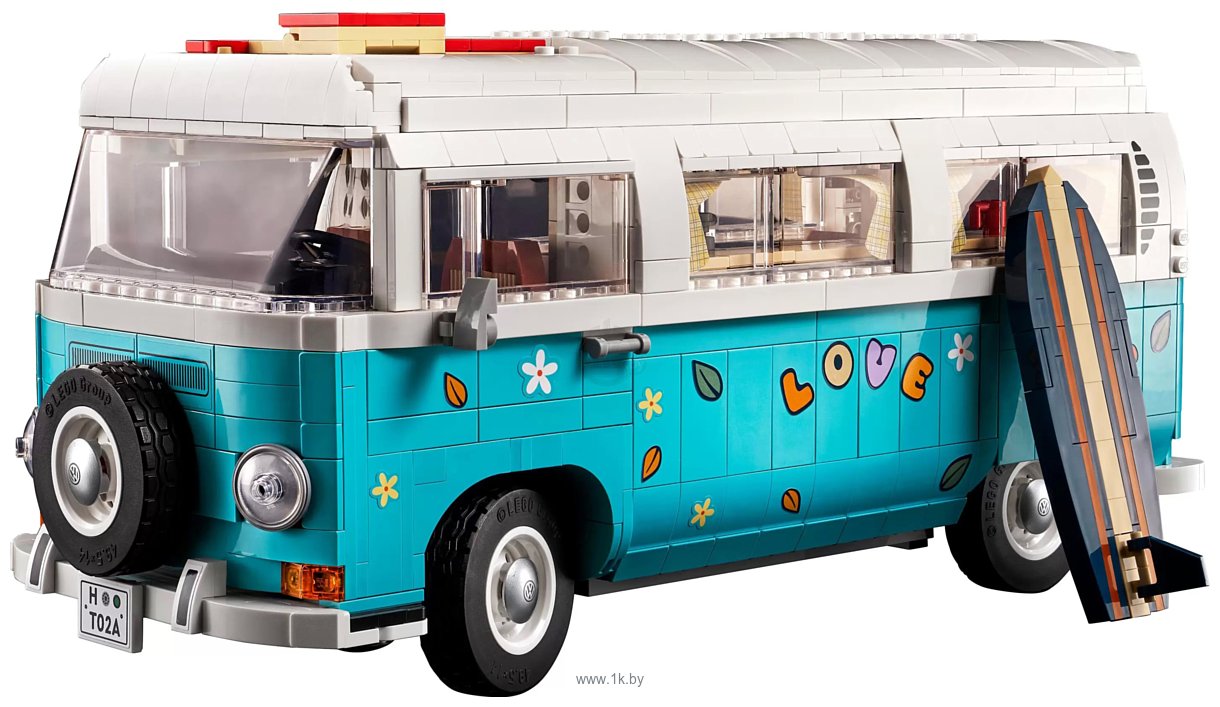 Фотографии LEGO Creator Expert 10279 Фургон Volkswagen T2 Camper