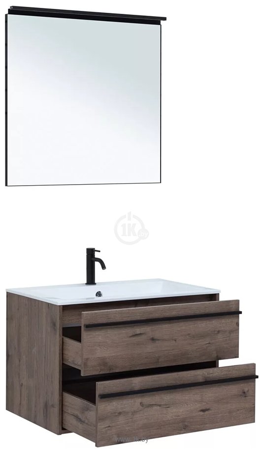 Фотографии Aquanet Комплект мебели для ванной Lino 80 271956