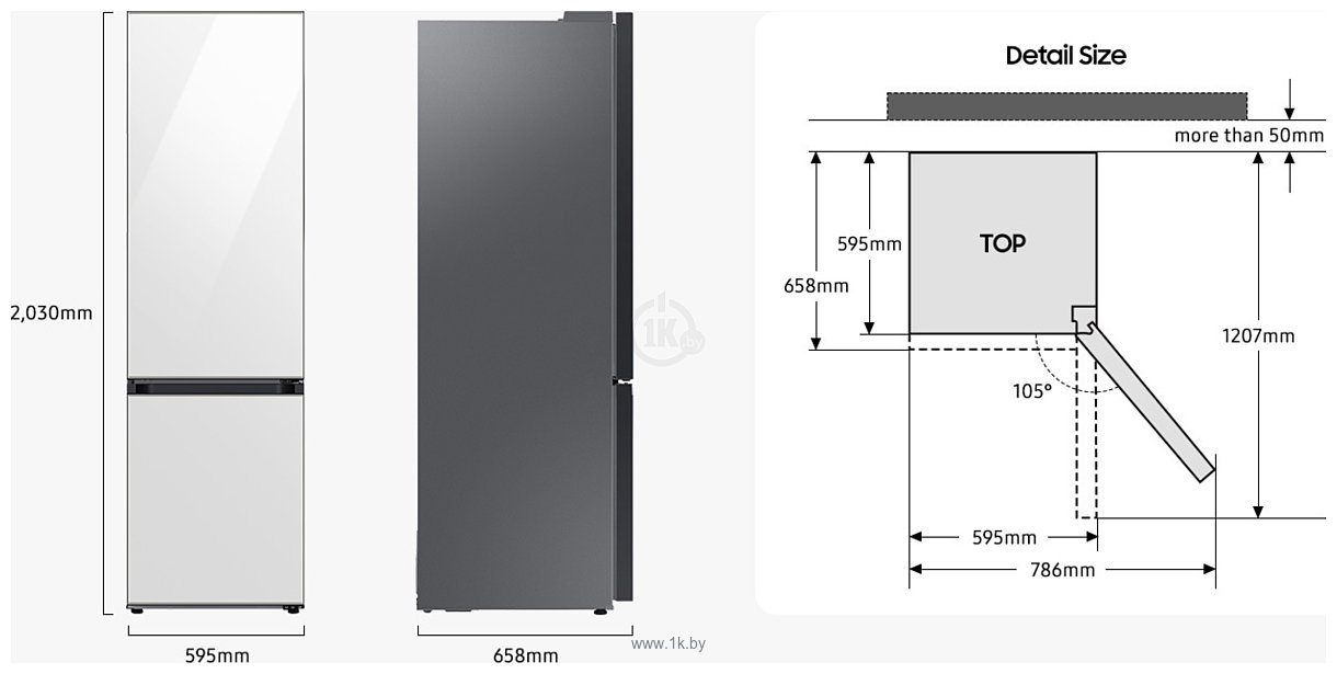 Фотографии Samsung Bespoke RB38A6B2E22/EF