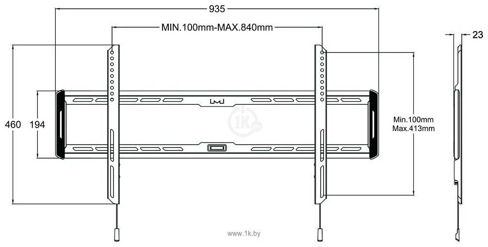 Фотографии Multibrackets M Universal Wallmount Fixed Large