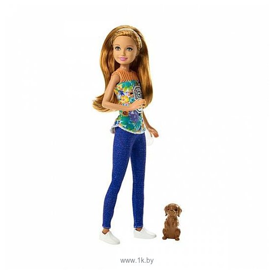 Фотографии Barbie Стейси Сестра Barbie с питомцем (DMB28)