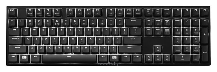 Фотографии Cooler Master MasterKeys Pro L White Red Switch black USB