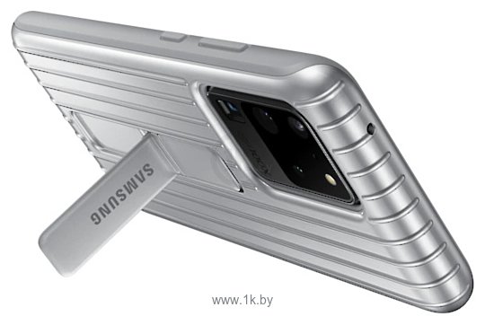 Фотографии Samsung Protective Standing Cover для Galaxy S20 Ultra (серебристый)