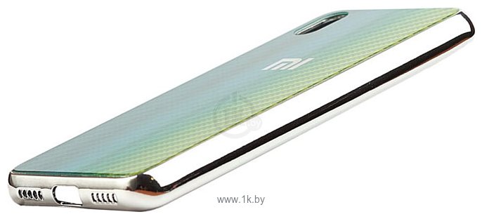 Фотографии EXPERTS Aurora Glass для Xiaomi Mi A3/CC9e с LOGO (зеленый)
