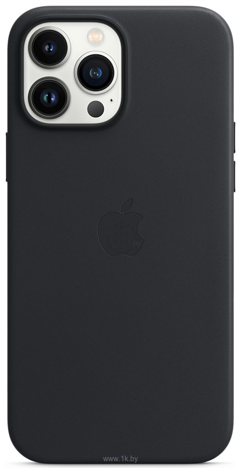 Фотографии Apple MagSafe Leather Case для iPhone 13 Pro Max (темная ночь)