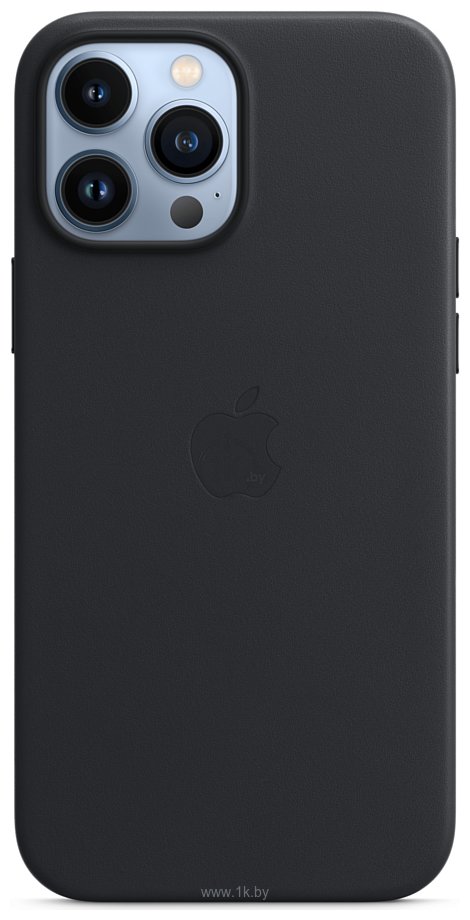 Фотографии Apple MagSafe Leather Case для iPhone 13 Pro Max (темная ночь)