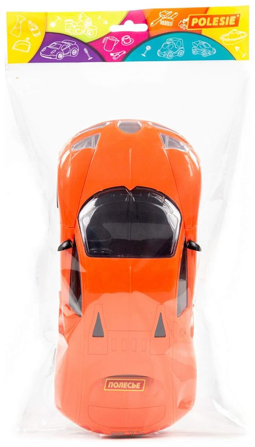 Фотографии Полесье Элит-V1 автомобиль легковой инерционный 87881 (оранжевый)