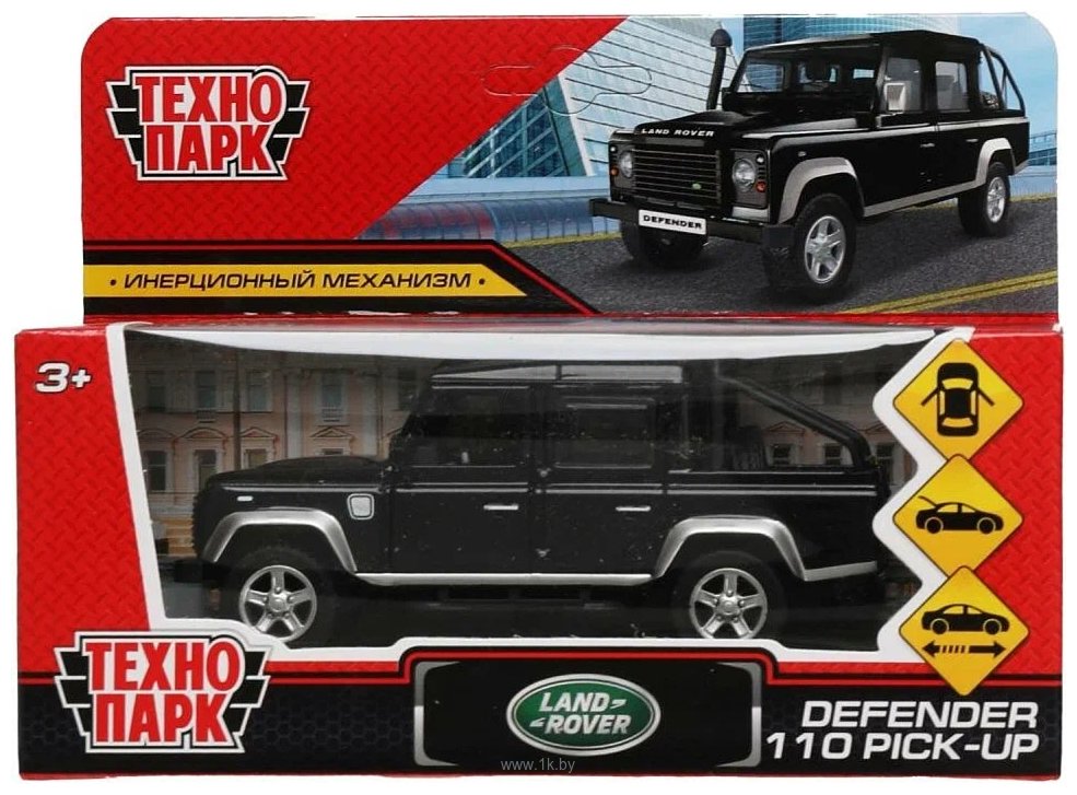 Фотографии Технопарк Land Rover Defender 110 Pickup DEFPICKUP-12-BK