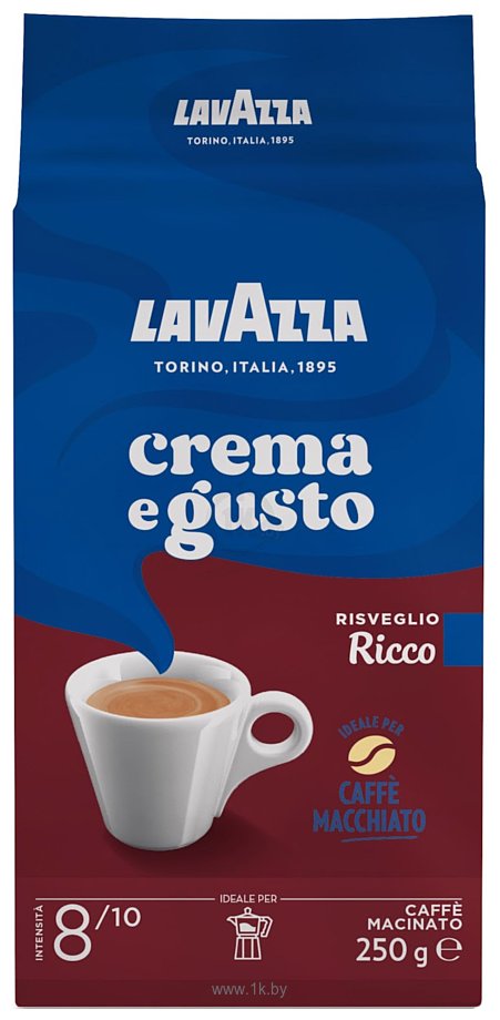 Фотографии Lavazza Crema e Gusto Ricco молотый 250г