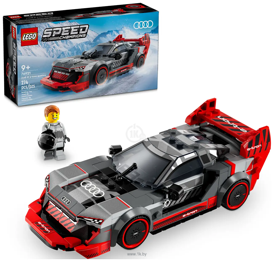 Фотографии LEGO Speed Champions 76921 Гоночный автомобиль Audi S1 e-tron quattro