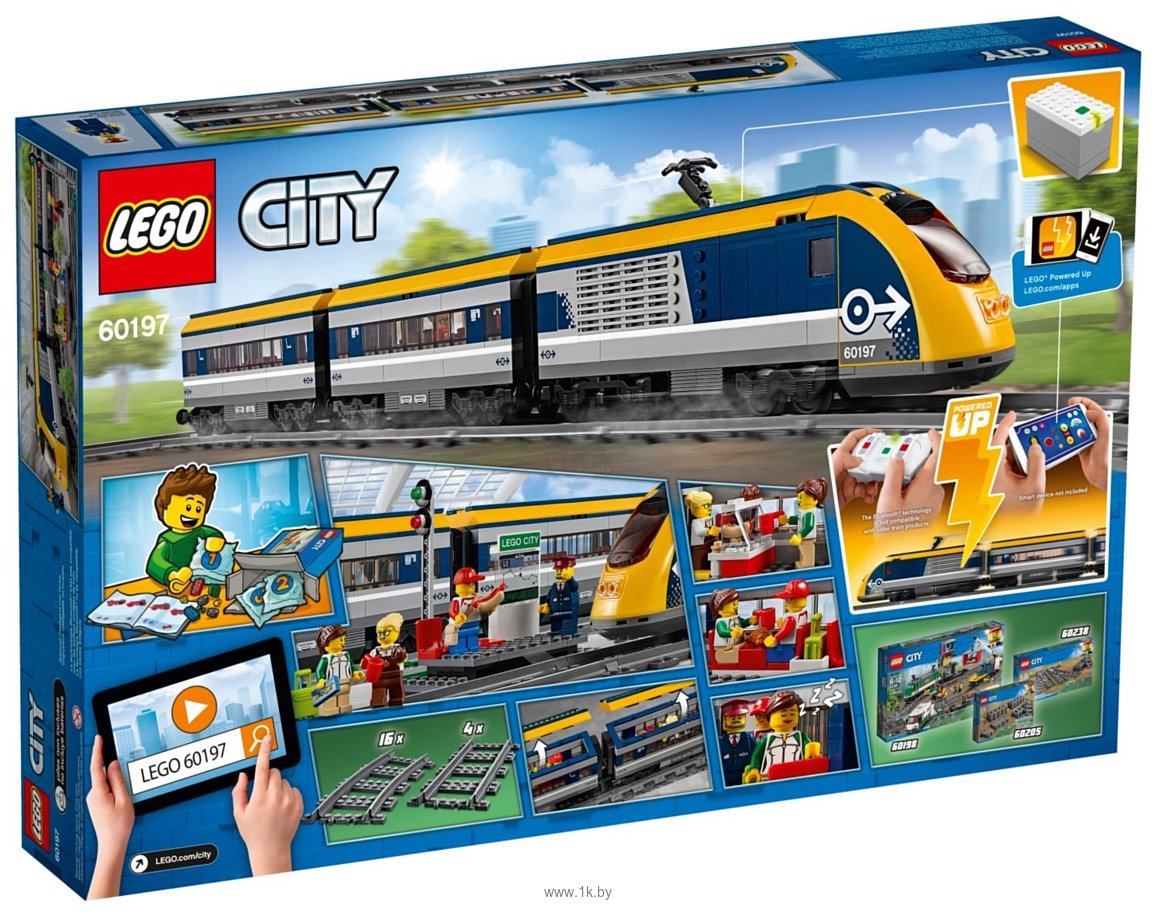 Фотографии LEGO City 60197 Пассажирский поезд