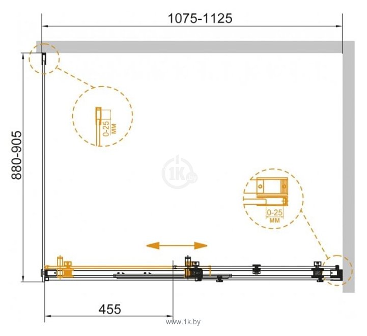 Фотографии Cezares STYLUS-SOFT-AH-1-110/90-C-Cr